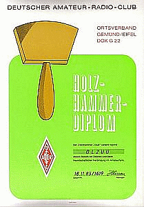 Holzhammerdiplom G 22